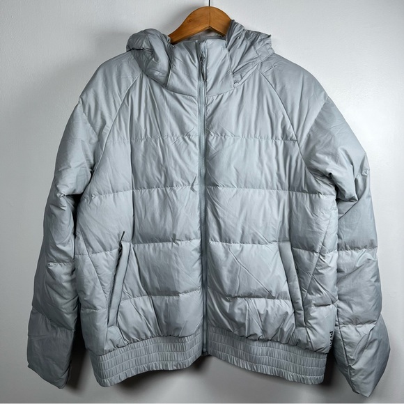 NWT PrAna WOMEN’S EMERALD VALLEY SHORT PUFFER DOWN JACKET QUARRY SIZE LARGE - Picture 5 of 16